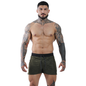 Short Running Estampado Camuflaje