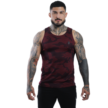 Playera Tank Top Deportiva Camuflaje