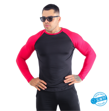 Playera Estilo Ranglan Manga Larga - Fenix Fit Mexico