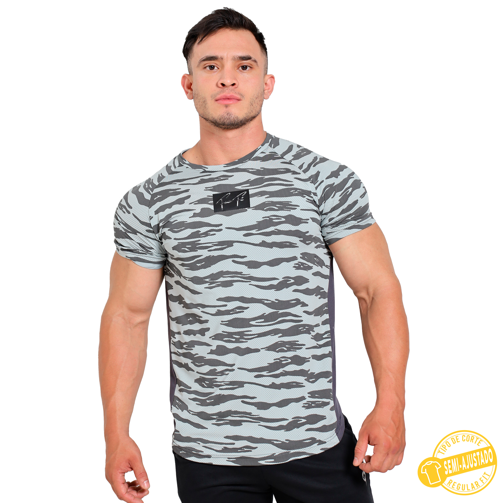 Camiseta Camuflaje manga Ranglan