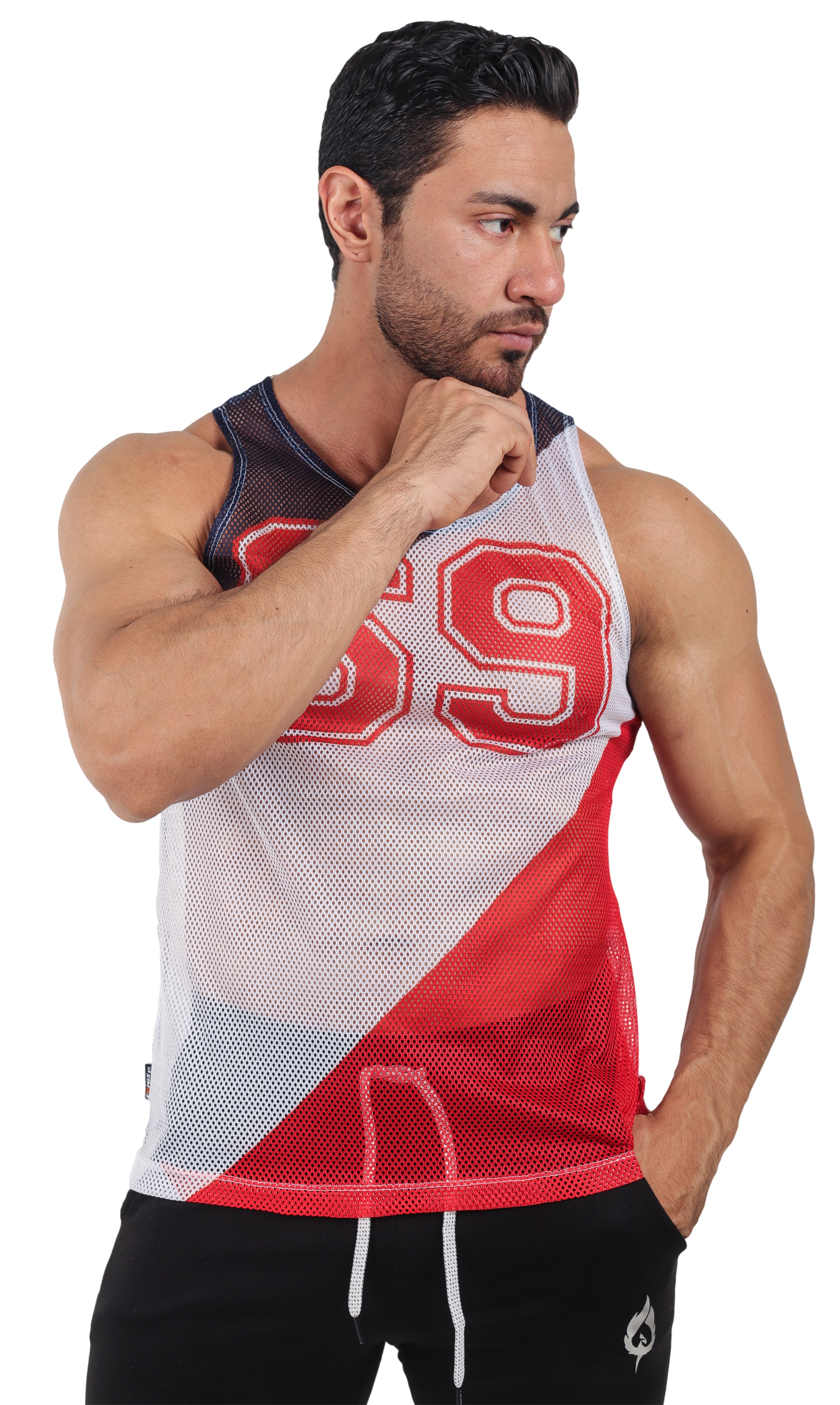 Playera Tela red Estampado - Fenix Fit Mexico  
