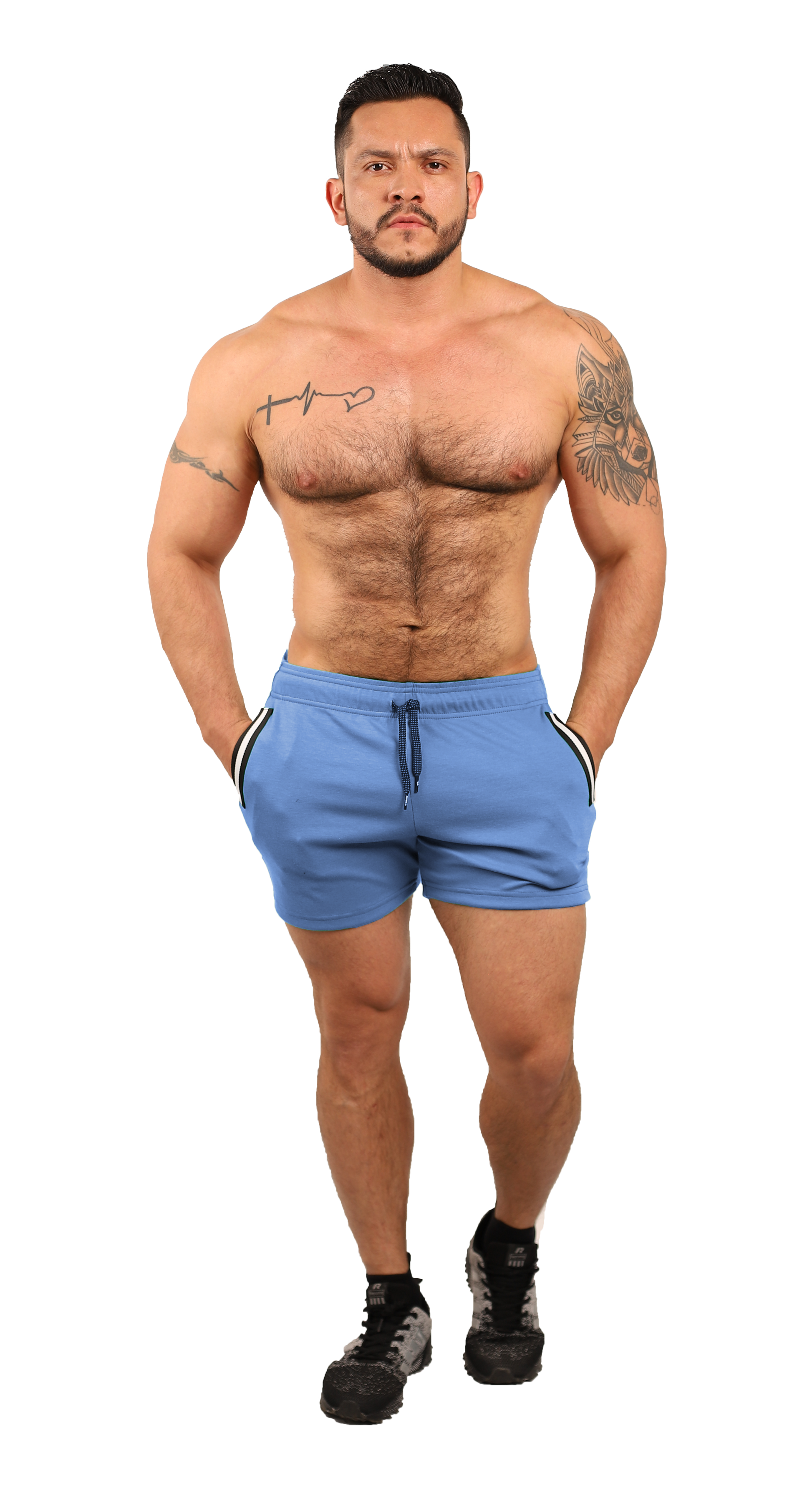 Short Corto Deportivo Tonos Azules - Fenix Fit Mexico  