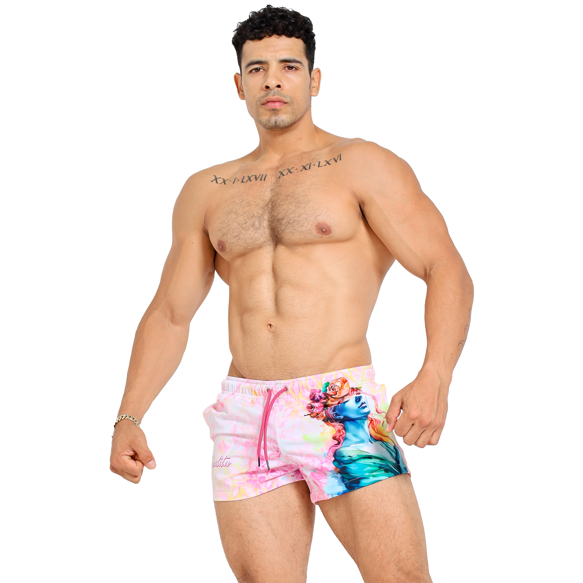 Short de Playa Estampado Spandex - Fenix Fit Mexico  