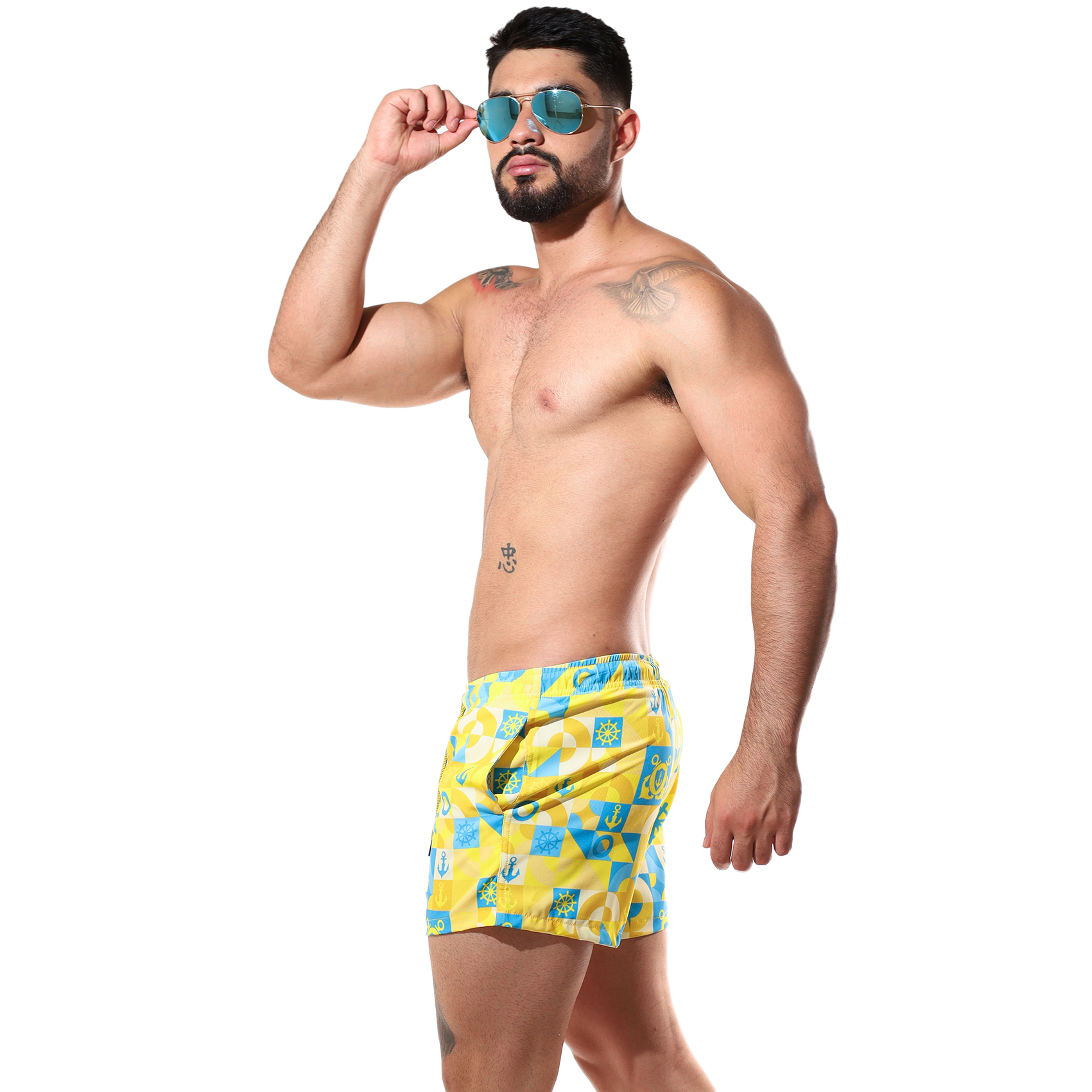 Short De Playa Estampado Coleccion New - Fenix Fit Mexico  