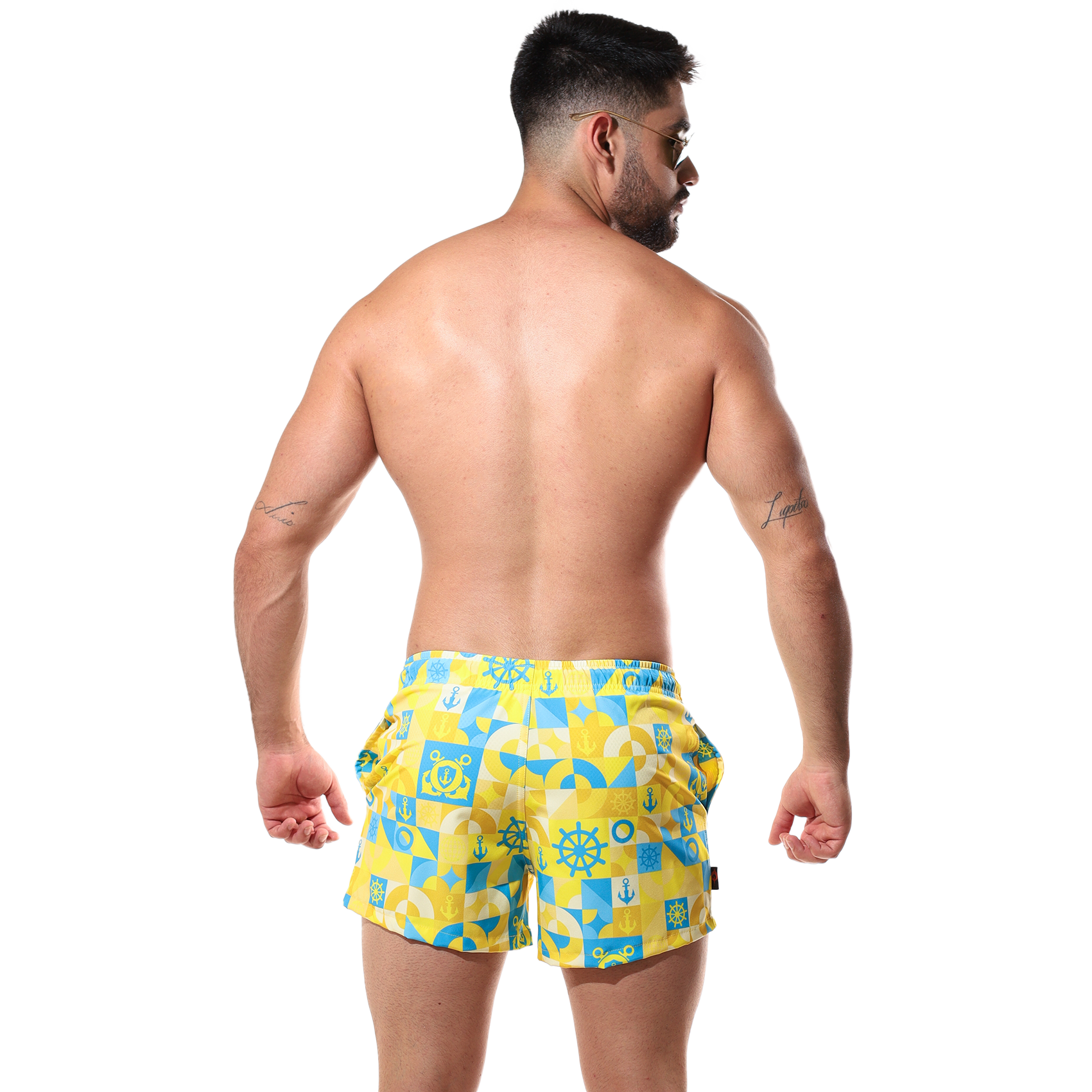 Short De Playa Estampado Coleccion New - Fenix Fit Mexico  
