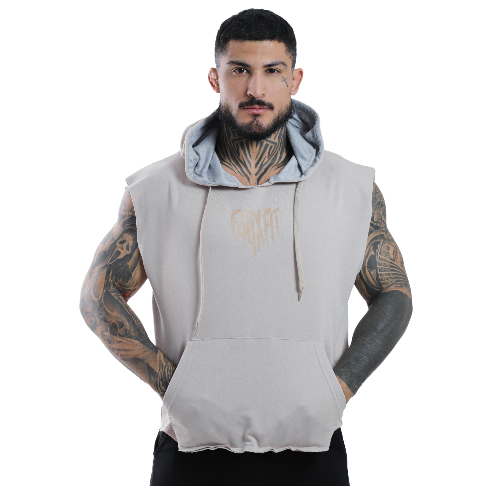 Sudadera Sin Manga Corte Boxy Grafity.