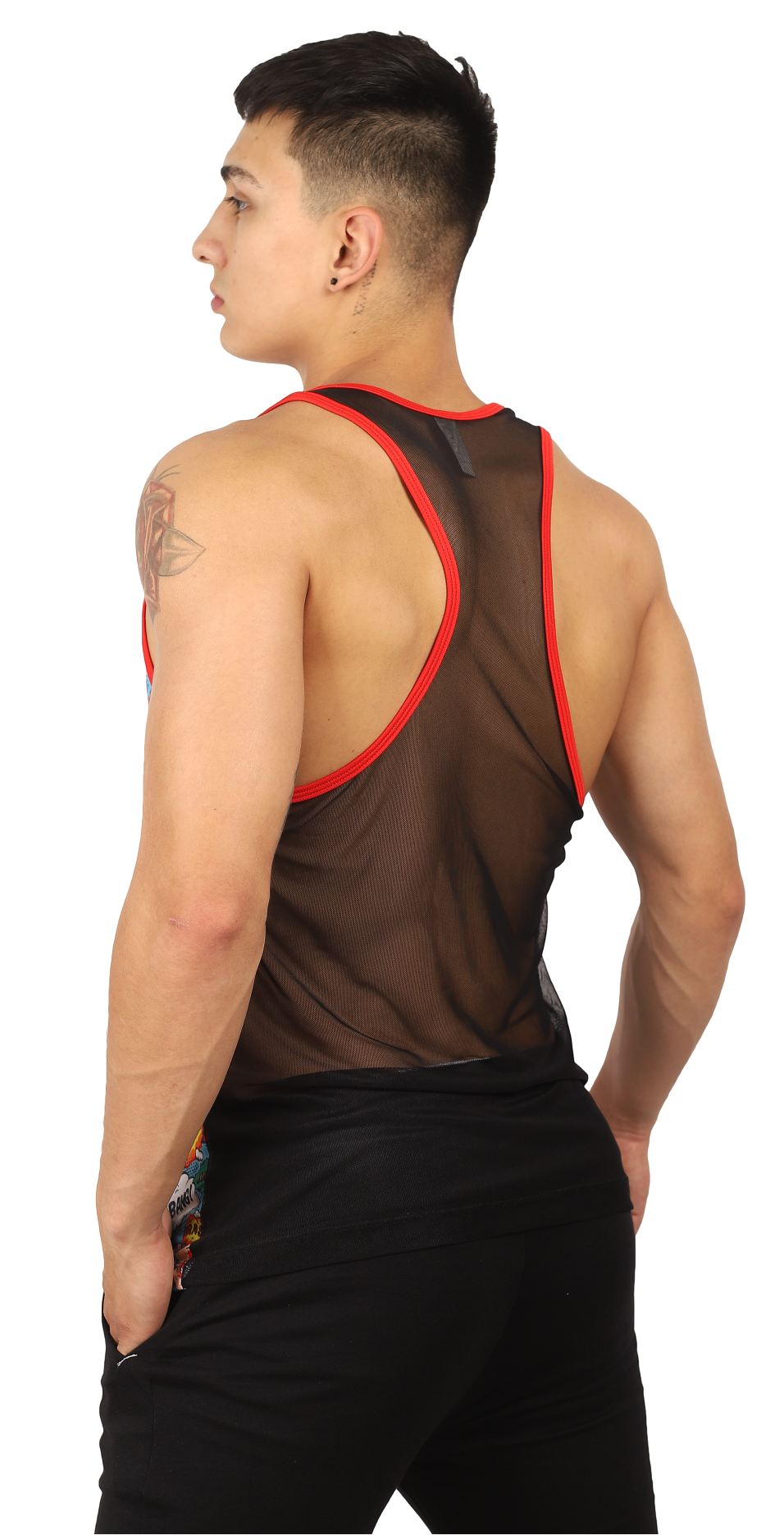 Olimpica Transparencia estampada mesh - Fenix Fit Mexico  