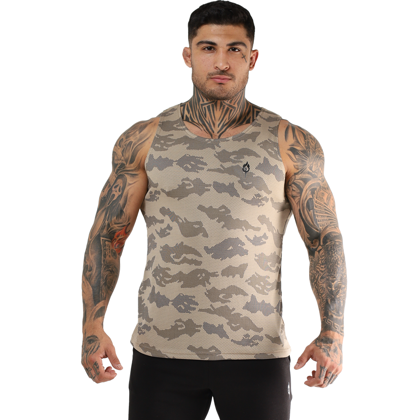 Playera Tank Top Deportiva Camuflaje - Fenix Fit Mexico  