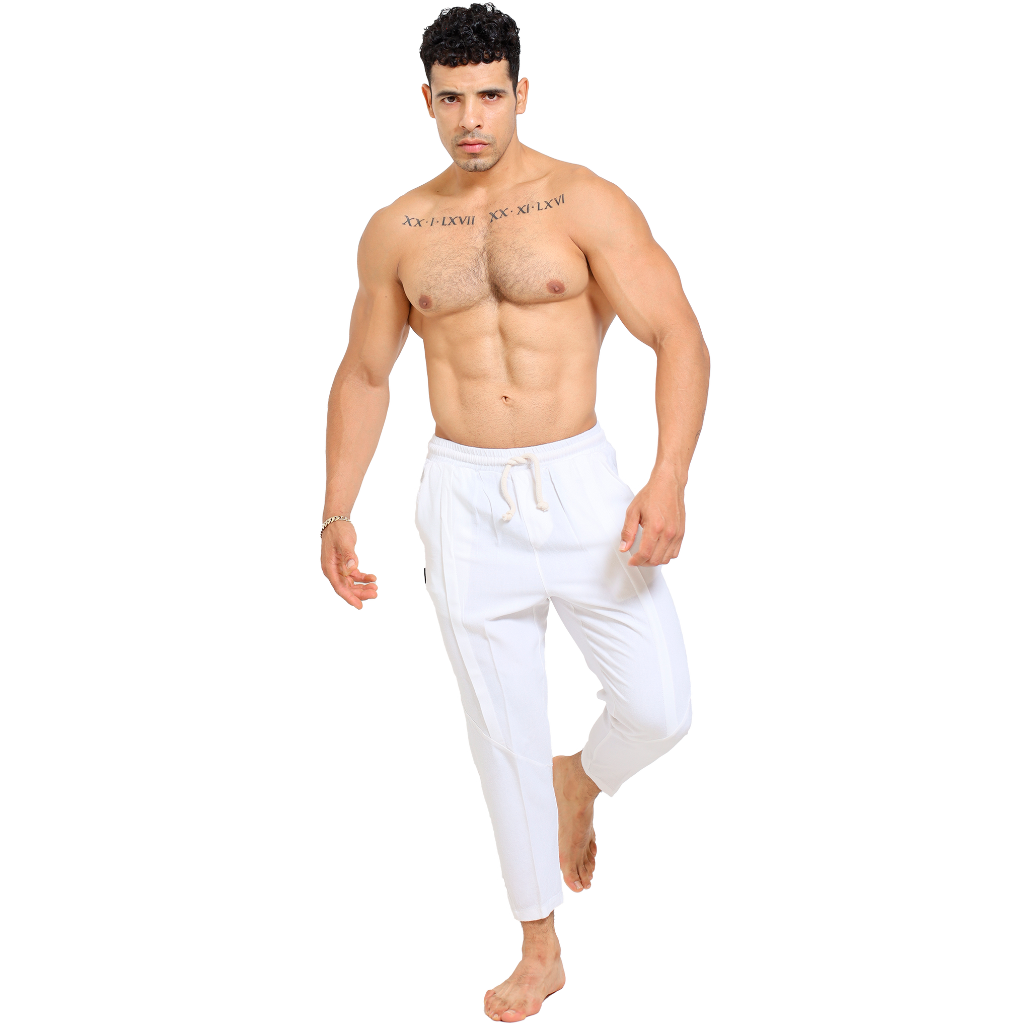 Pantalon Casual De Lino