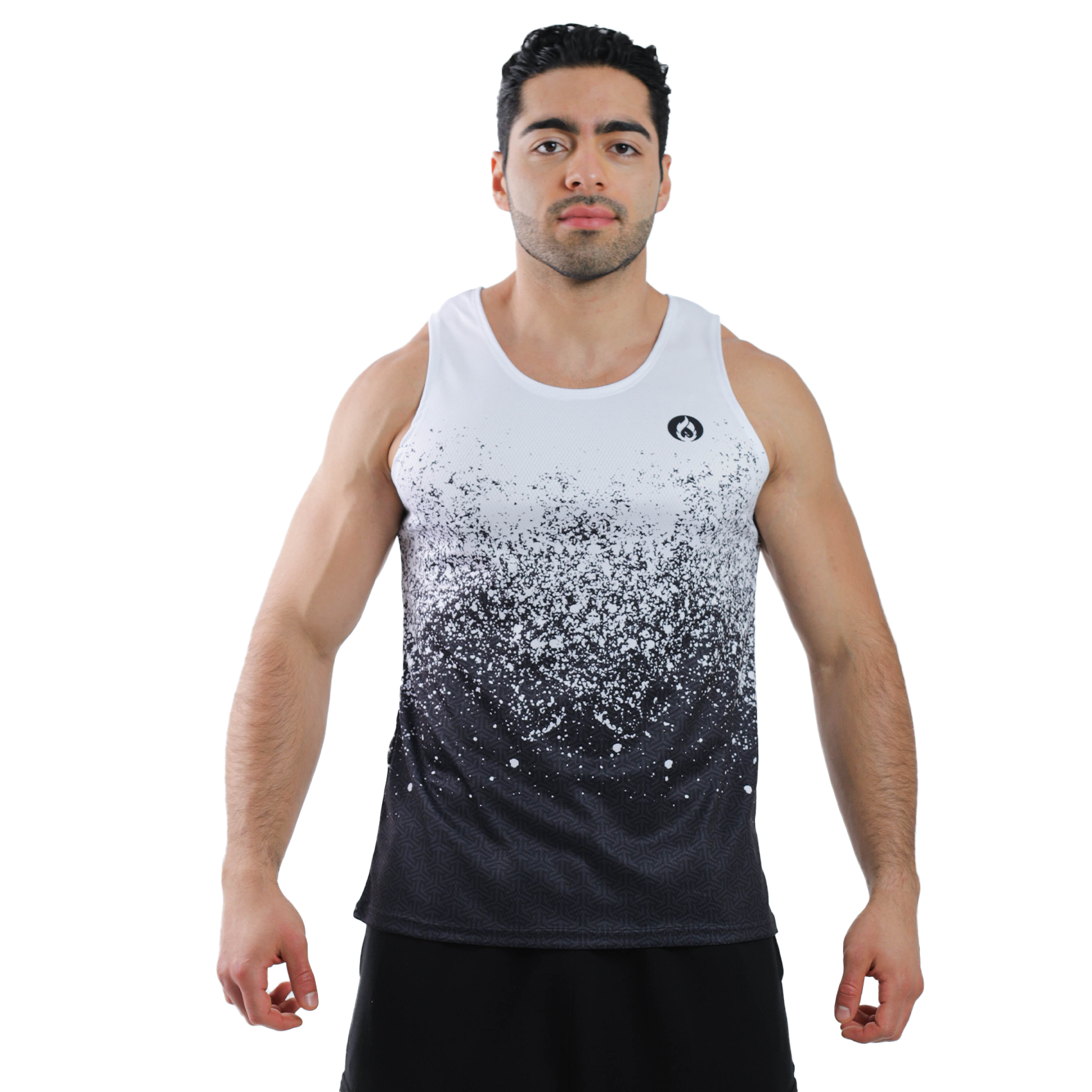 Playera Deportiva Estampada Panal