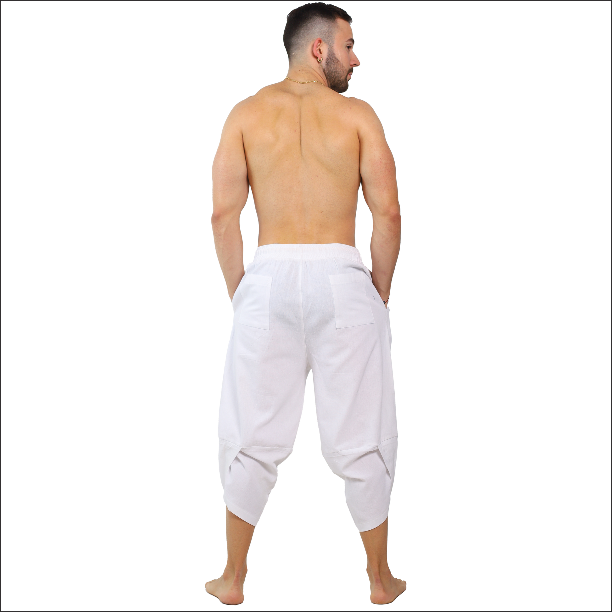 Pantalón Capri Casual De Lino - Fenix Fit Mexico  