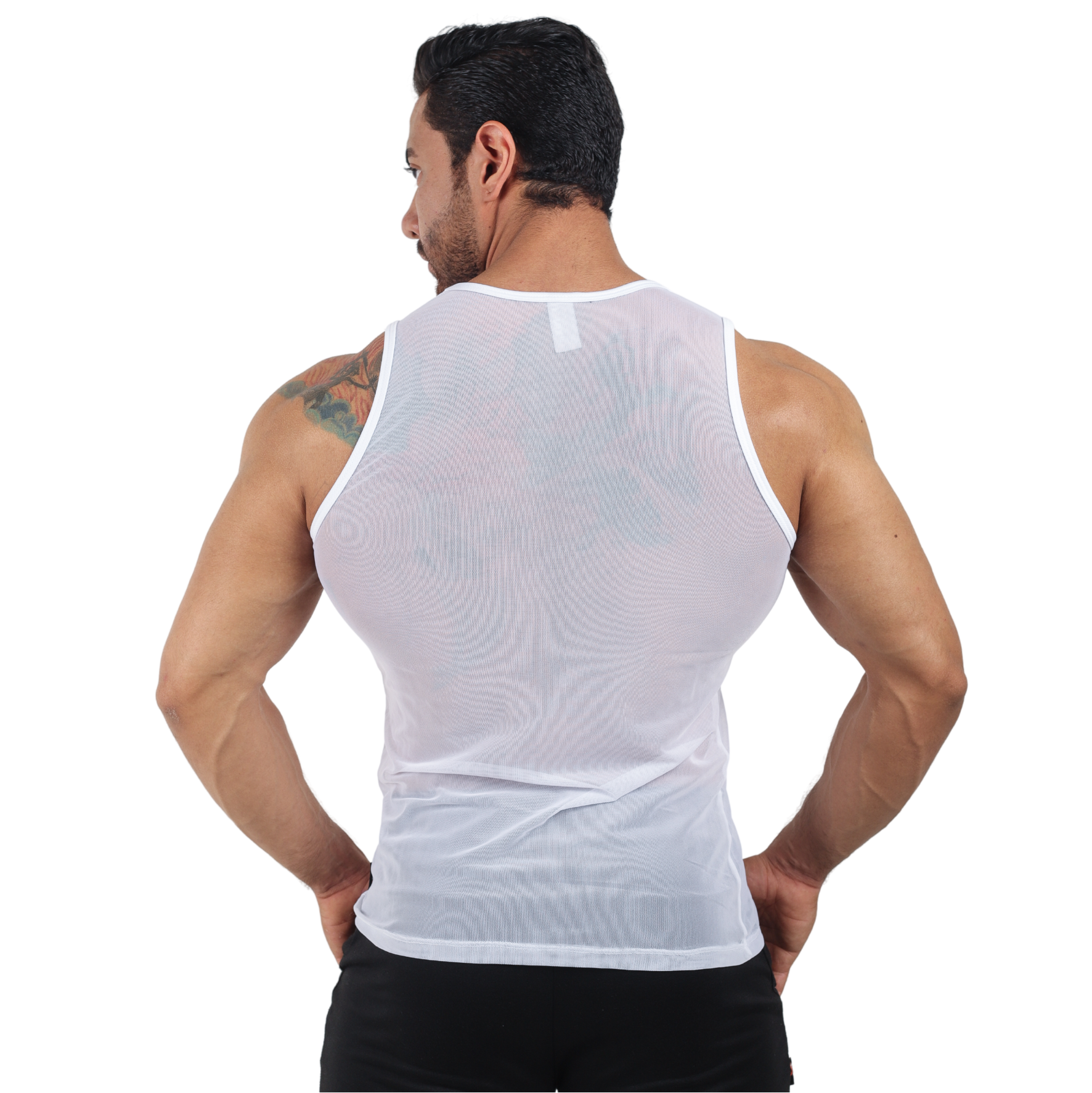 Playera Basica Transparencia Mesh - Fenix Fit Mexico  