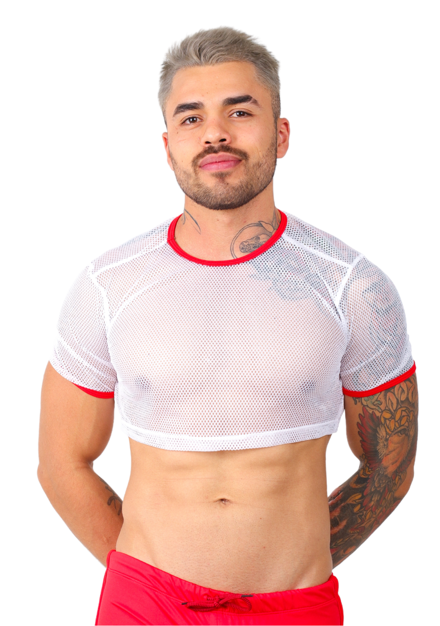 Crop Top Tela Red Colores - Fenix Fit Mexico  