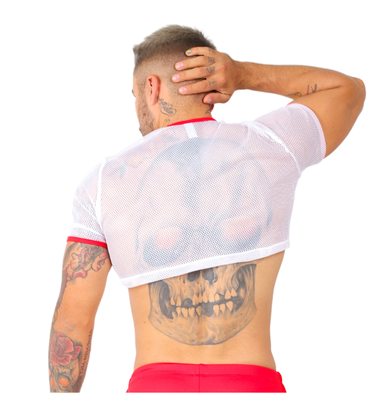 Crop Top Tela Red Colores - Fenix Fit Mexico  