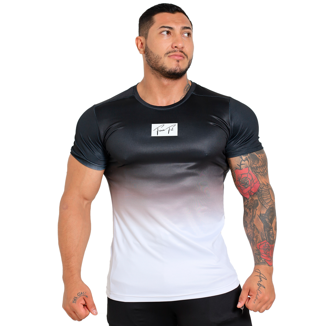 Playera Deportiva Manga Corta Degradado - Fenix Fit Mexico  