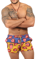 ✨Short de Playa Estampado Spandex Temporada - Fenix Fit Mexico  
