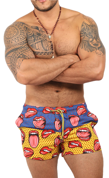 ✨Short de Playa Estampado Spandex Temporada - Fenix Fit Mexico  