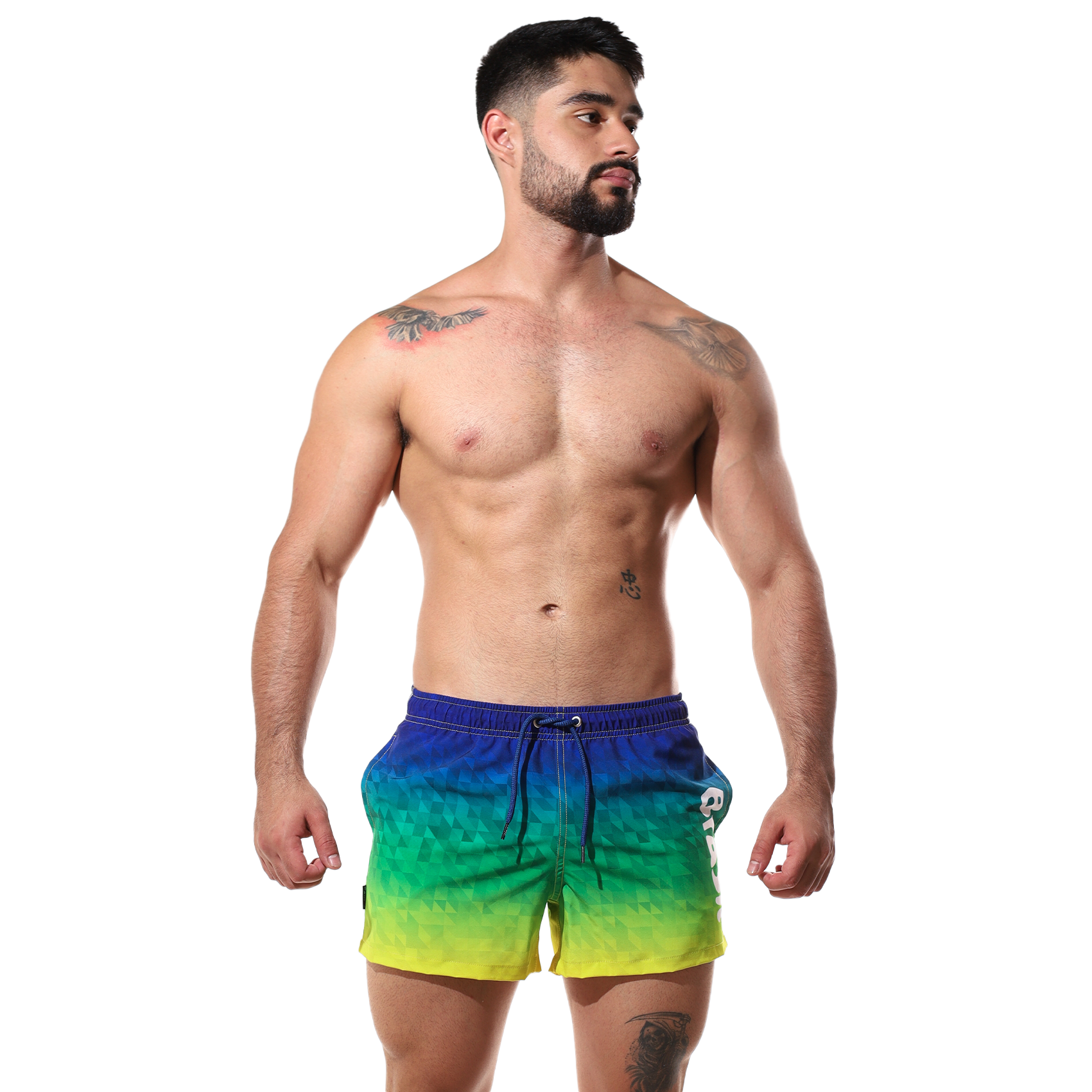Short De Playa Estampado Coleccion New - Fenix Fit Mexico  
