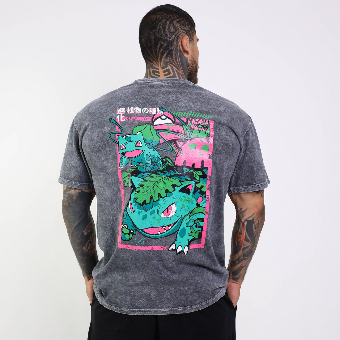 Playera Oversize Acid Wash