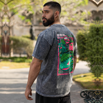 Playera Oversize Acid Wash