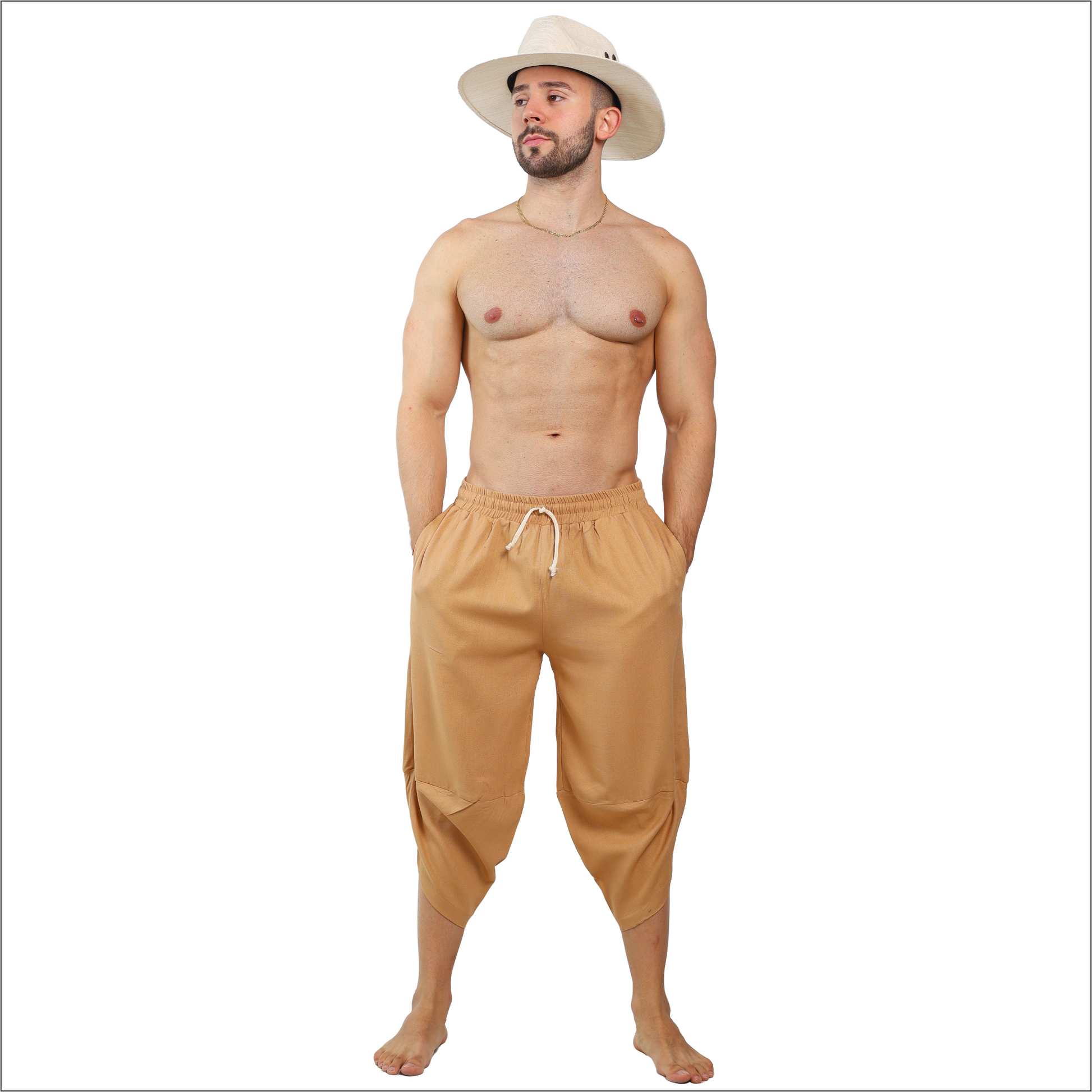 Pantalón Capri Casual De Lino - Fenix Fit Mexico  