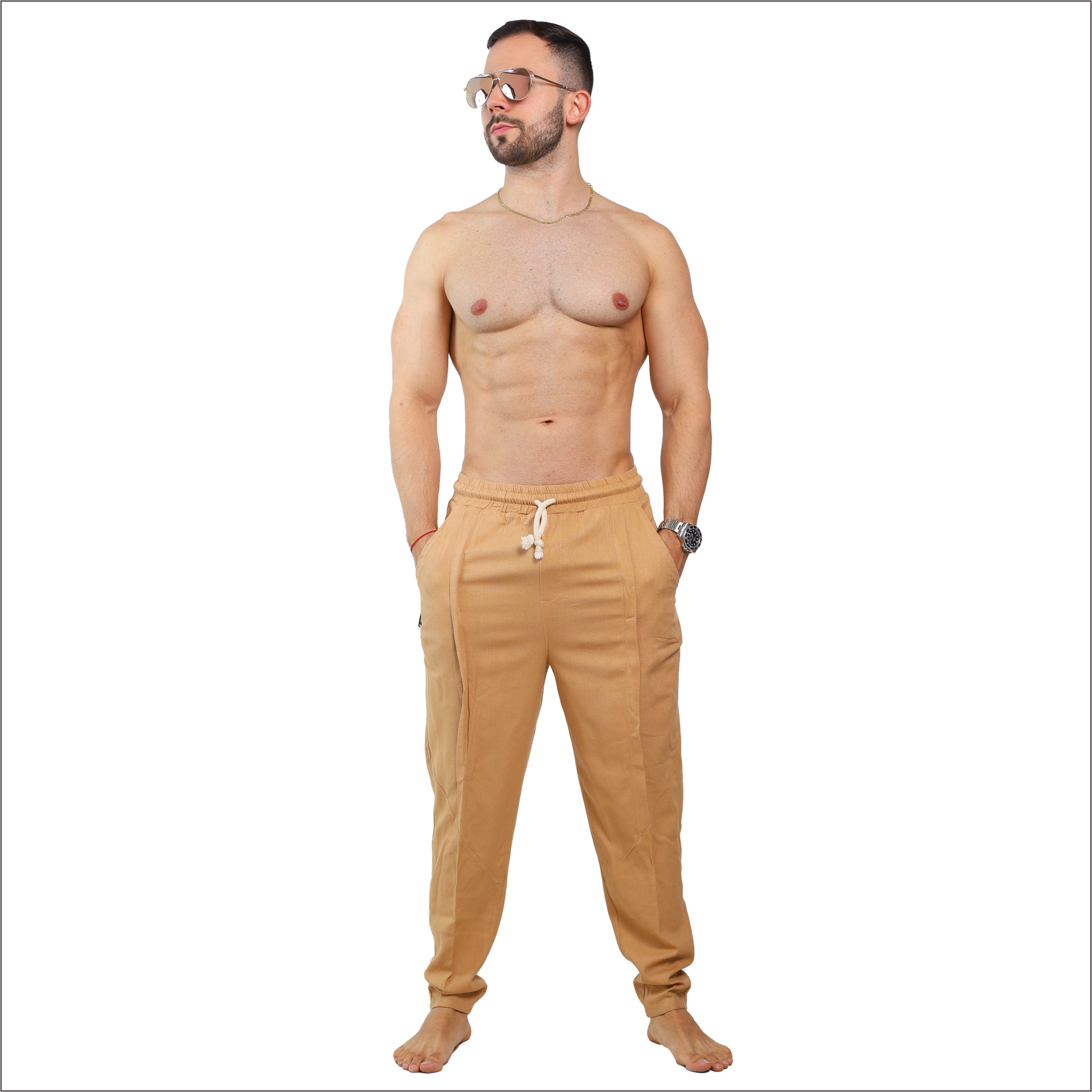 Pantalón Capri Casual De Lino - Fenix Fit Mexico  