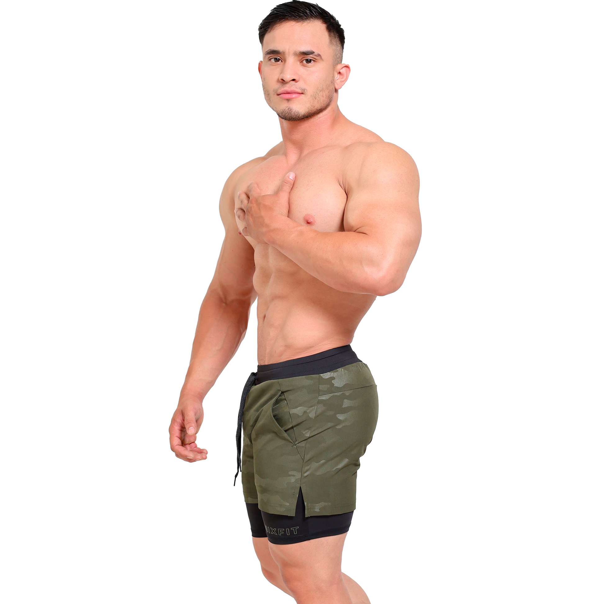 Short corto 2 en 1 Estampado - Fenix Fit Mexico  