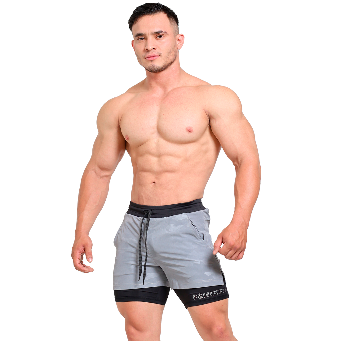 Short corto 2 en 1 Estampado - Fenix Fit Mexico  