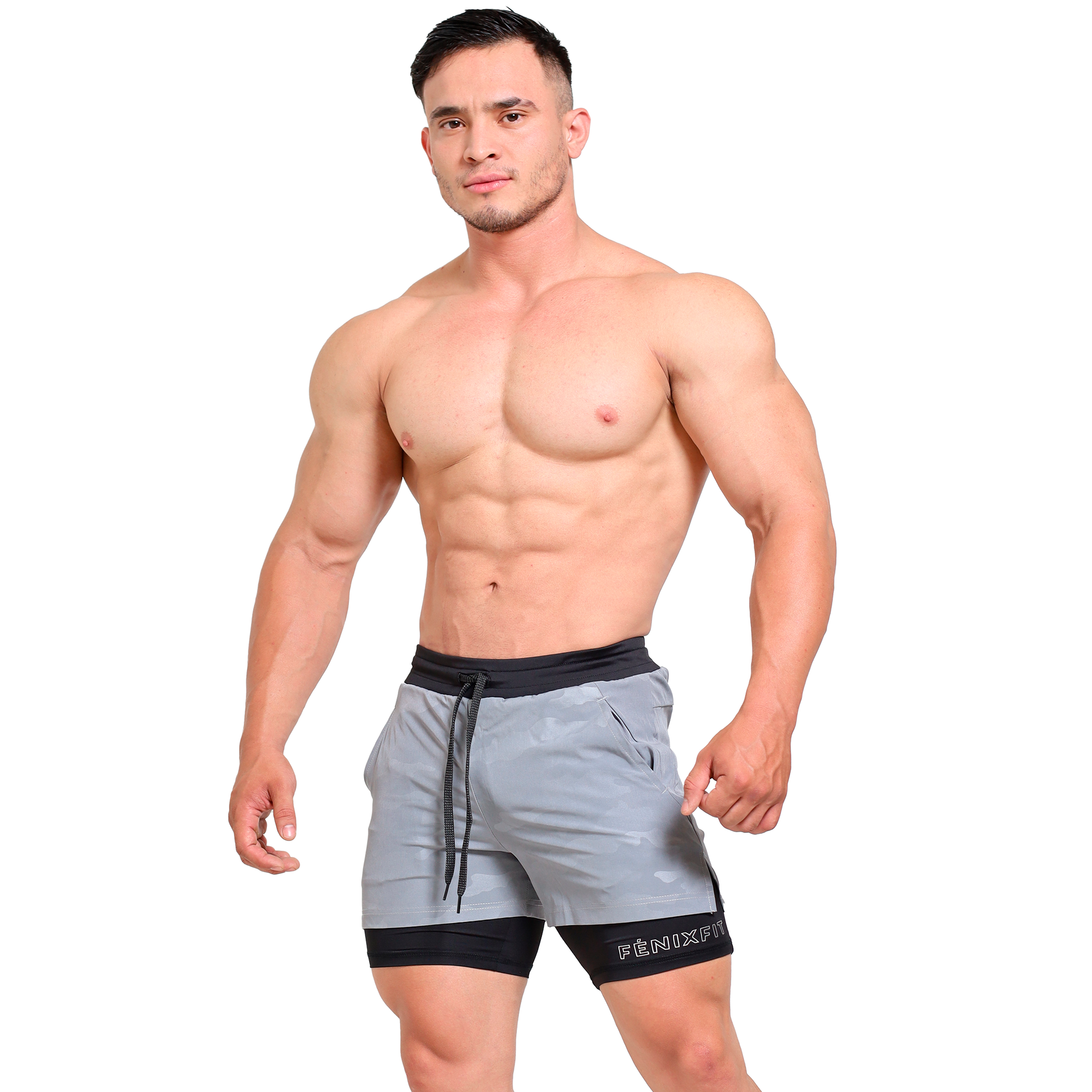 Short corto 2 en 1 Estampado - Fenix Fit Mexico  