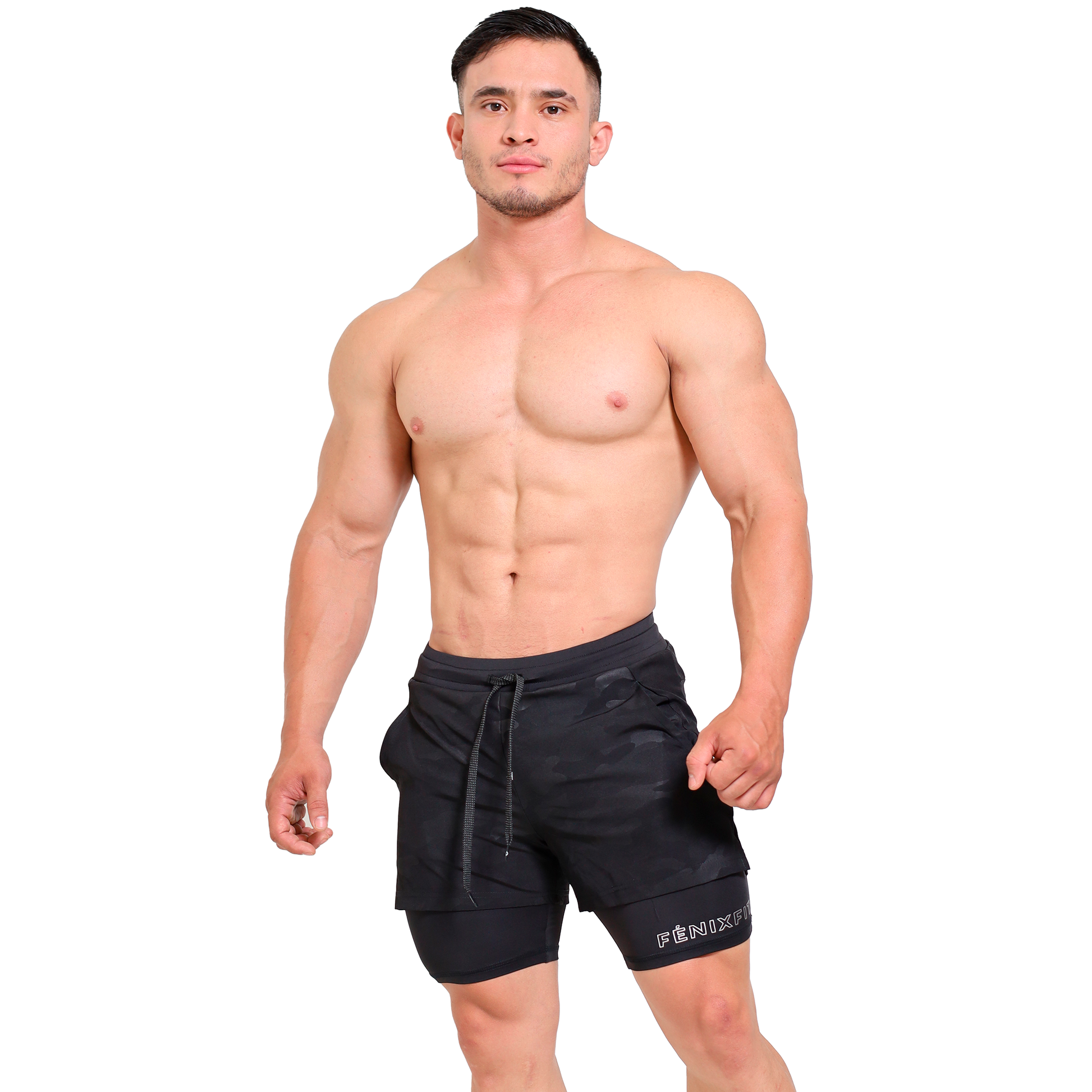 Short corto 2 en 1 Estampado - Fenix Fit Mexico  
