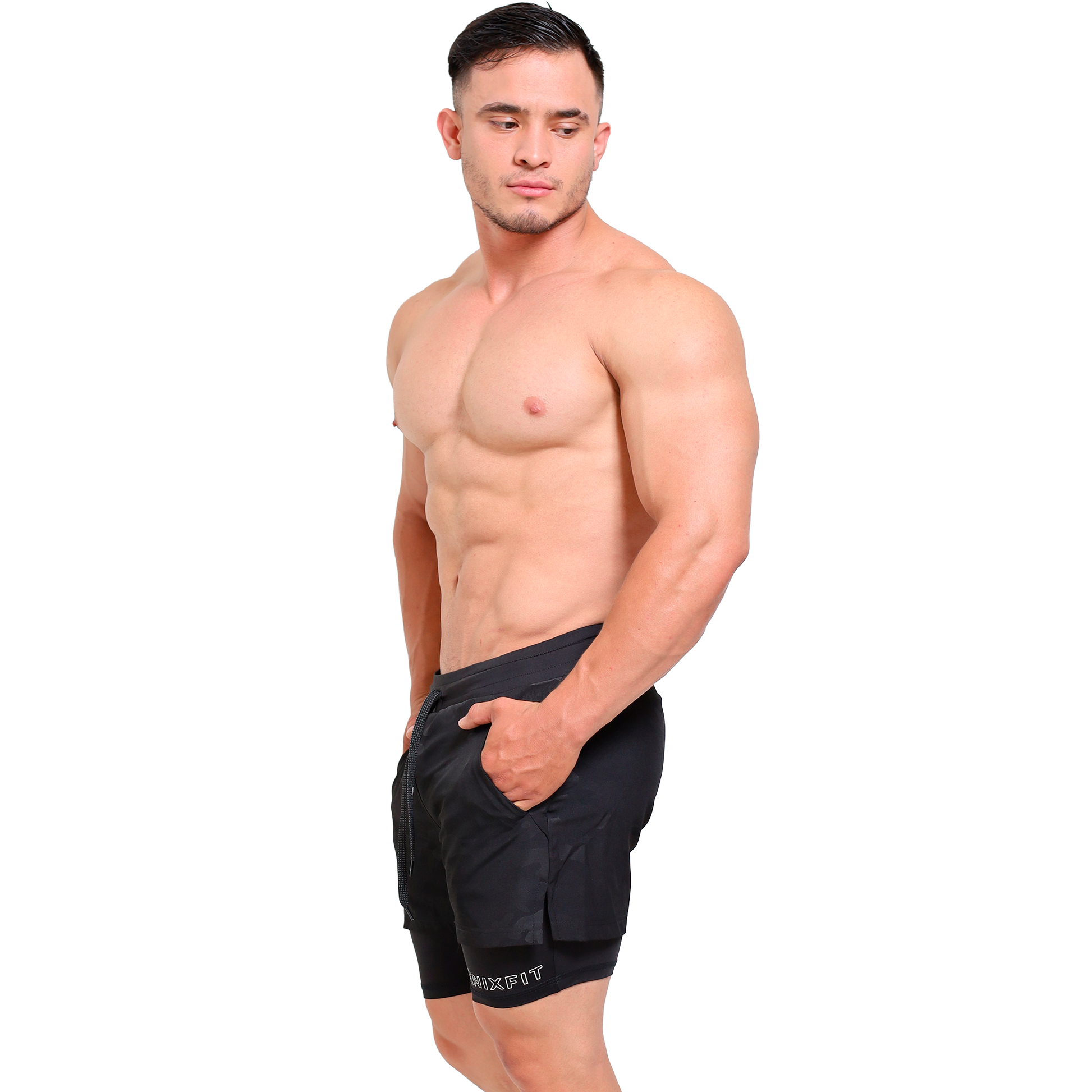 Short corto 2 en 1 Estampado - Fenix Fit Mexico  