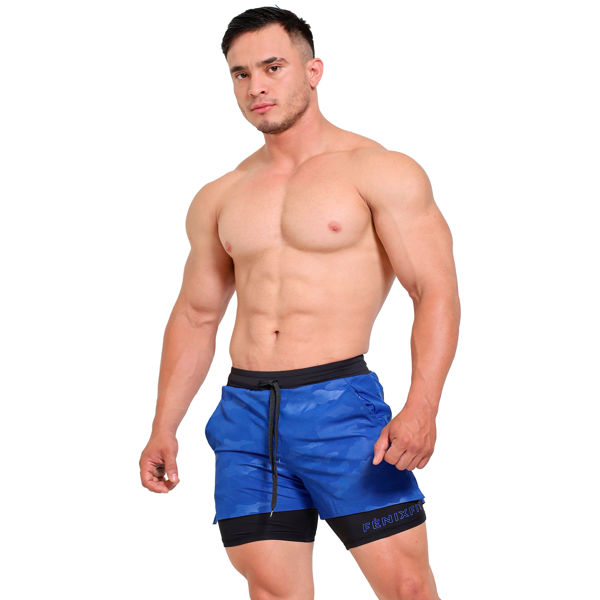 Short corto 2 en 1 Estampado - Fenix Fit Mexico  