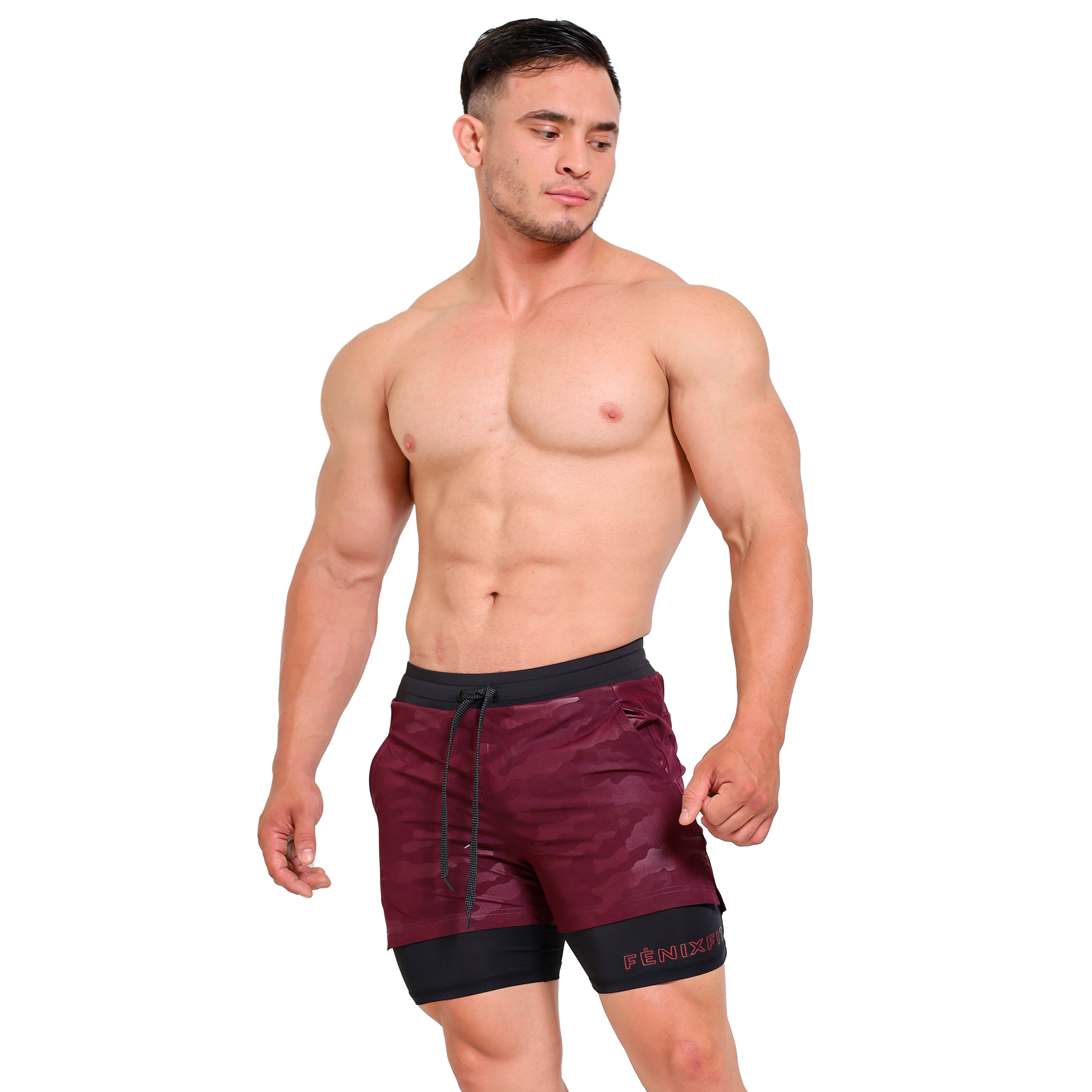 Short corto 2 en 1 Estampado - Fenix Fit Mexico  