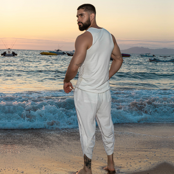 Pantalón Capri Casual De Lino