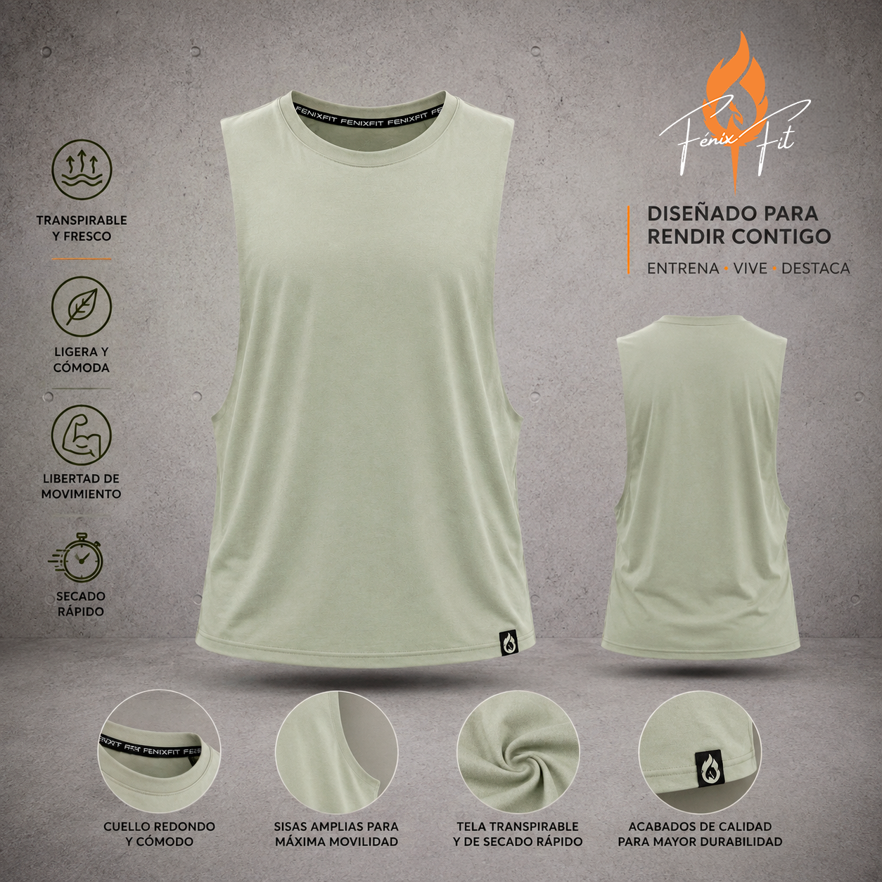 Casaca Rio de Algodón Colores Temporada - Fenix Fit Mexico 