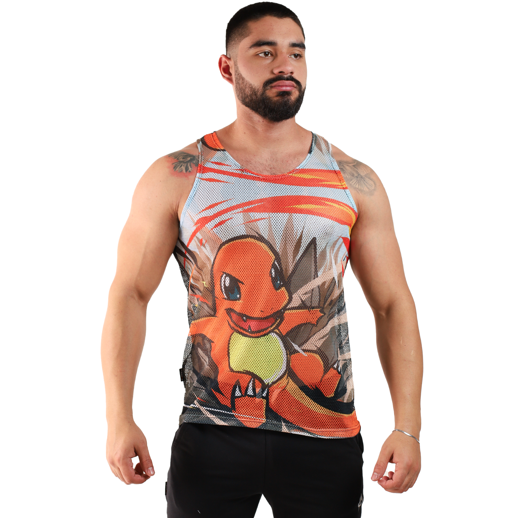 Playera Tela red estampado 🔥PKM⚡️ - Fenix Fit Mexico  