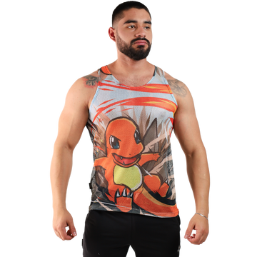 Playera Tela red estampado 🔥PKM⚡️ - Fenix Fit Mexico  