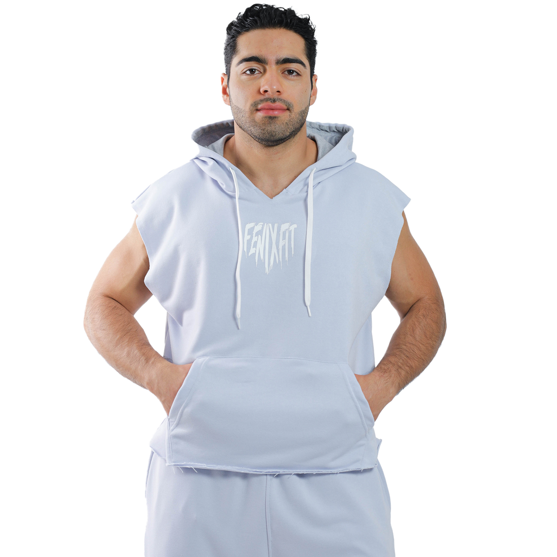 Sudadera Sin Manga Corte Boxy Grafity - Fenix Fit