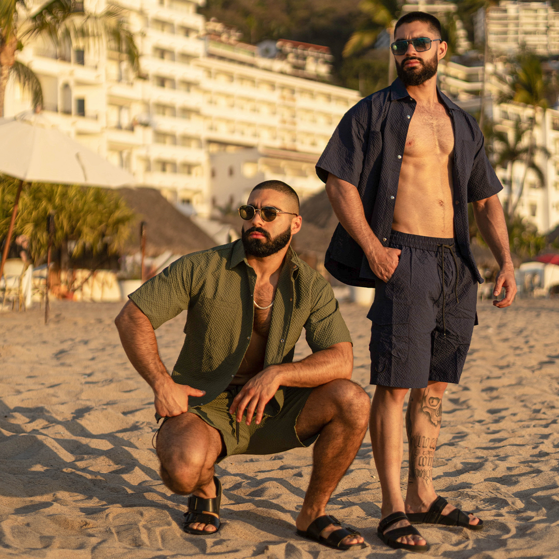 Conjunto Casual De Playa Para Hombre