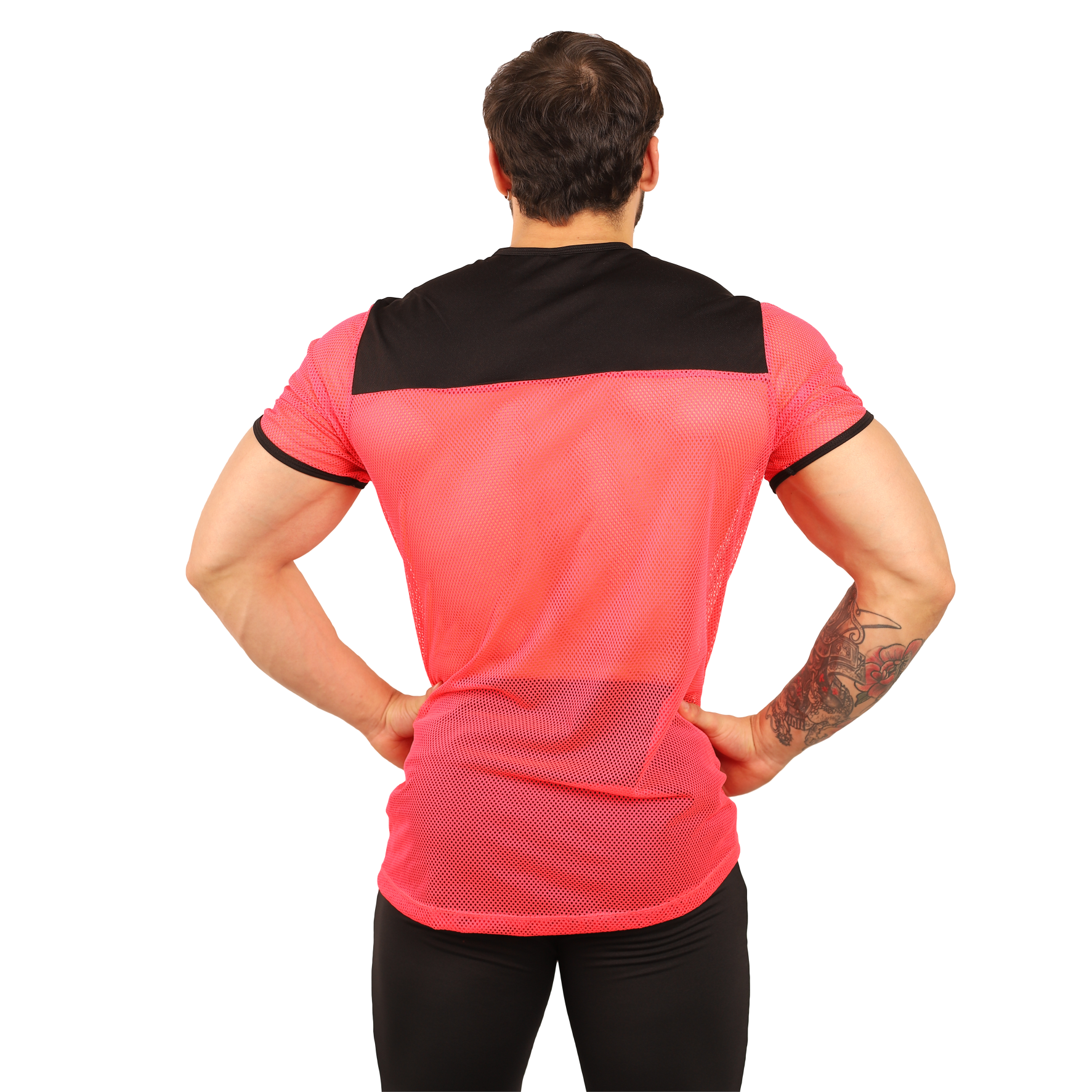 Playera Tela Red Con Mangas - Fenix Fit Mexico  