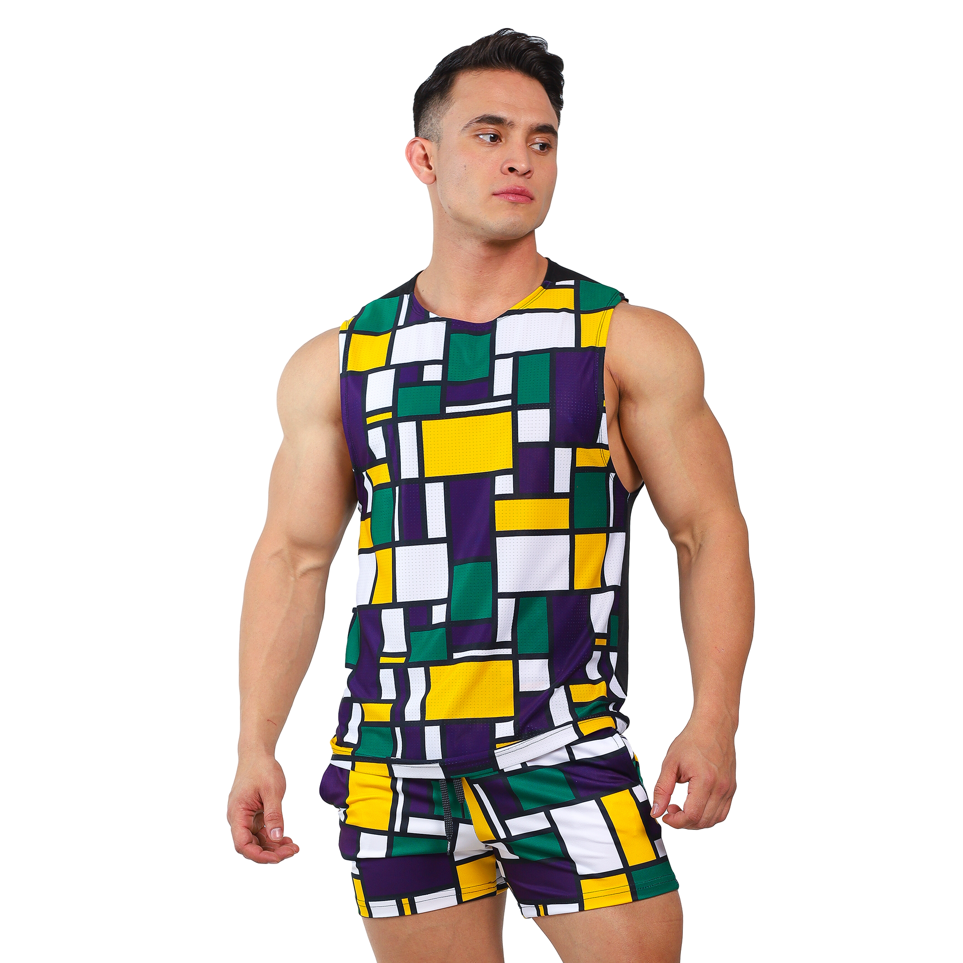 Conjunto Short +Casaca Diseños Estampados - Fenix Fit Mexico  