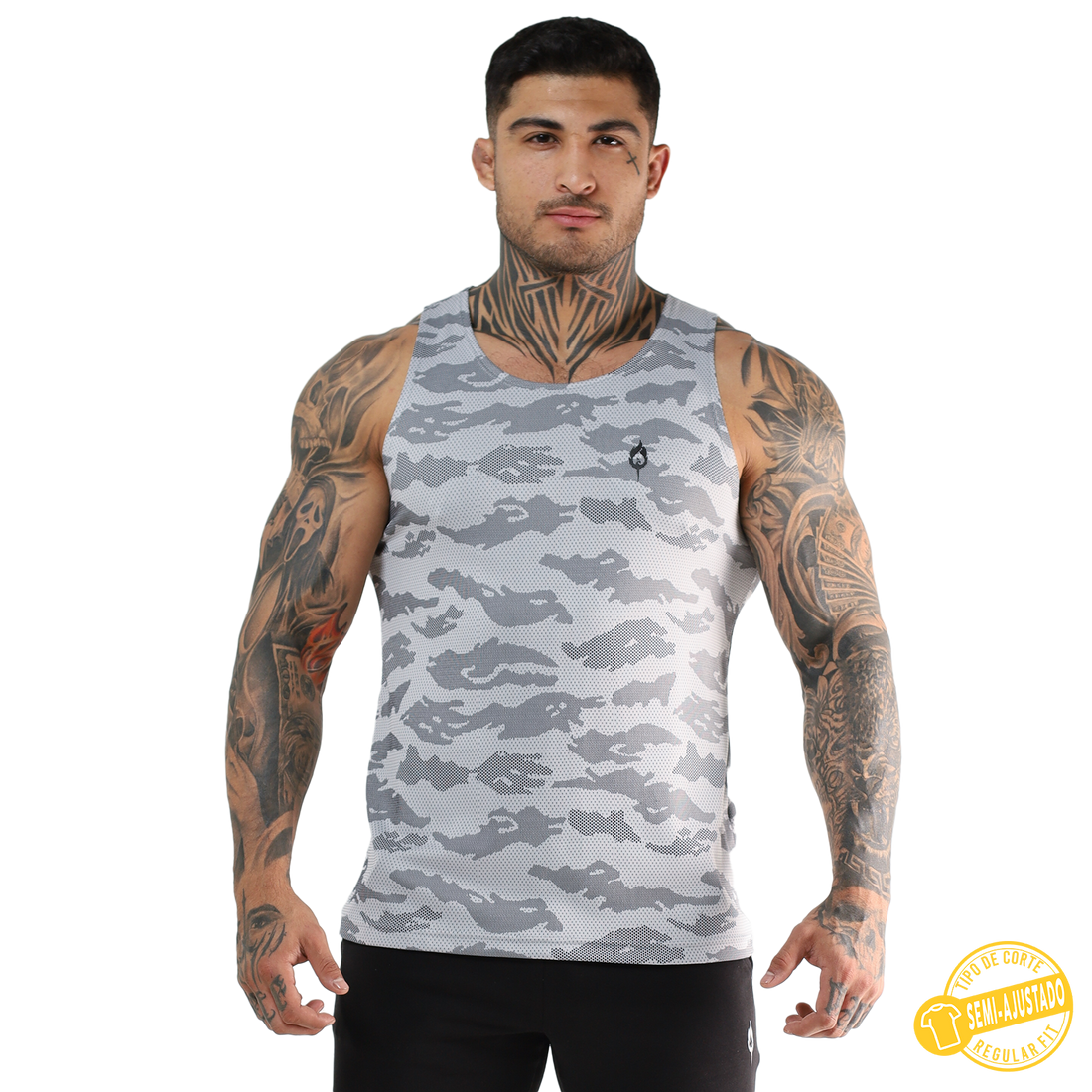 Playera Tank Top Deportiva Camuflaje - Fenix Fit Mexico  