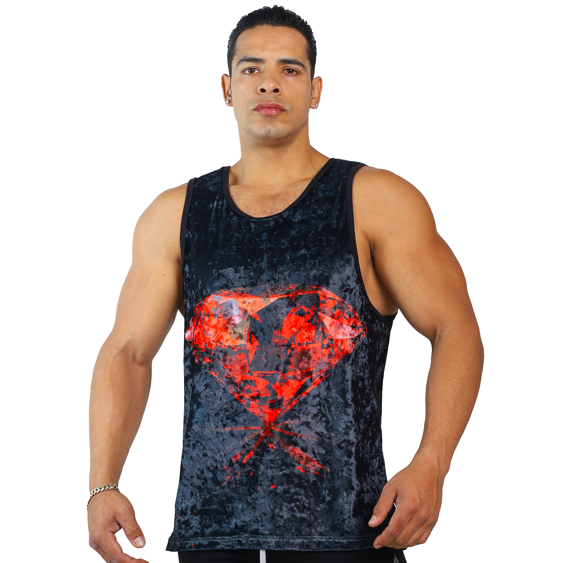 Playera De Terciopelo Estampada - Fenix Fit Mexico  