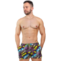 Short de Playa Estampado Spandex Verano - Fenix Fit Mexico  