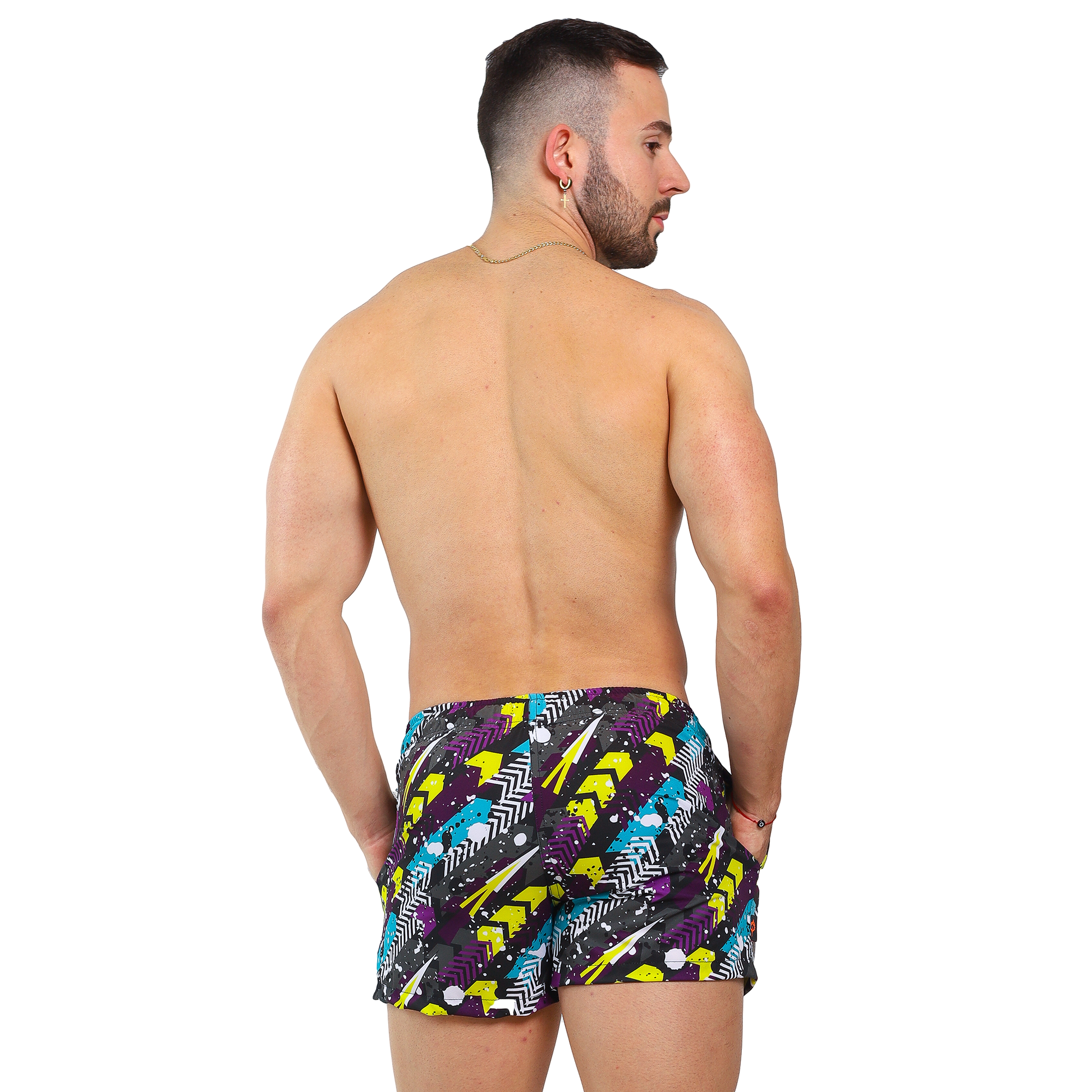 Short de Playa Estampado Spandex Verano - Fenix Fit Mexico  