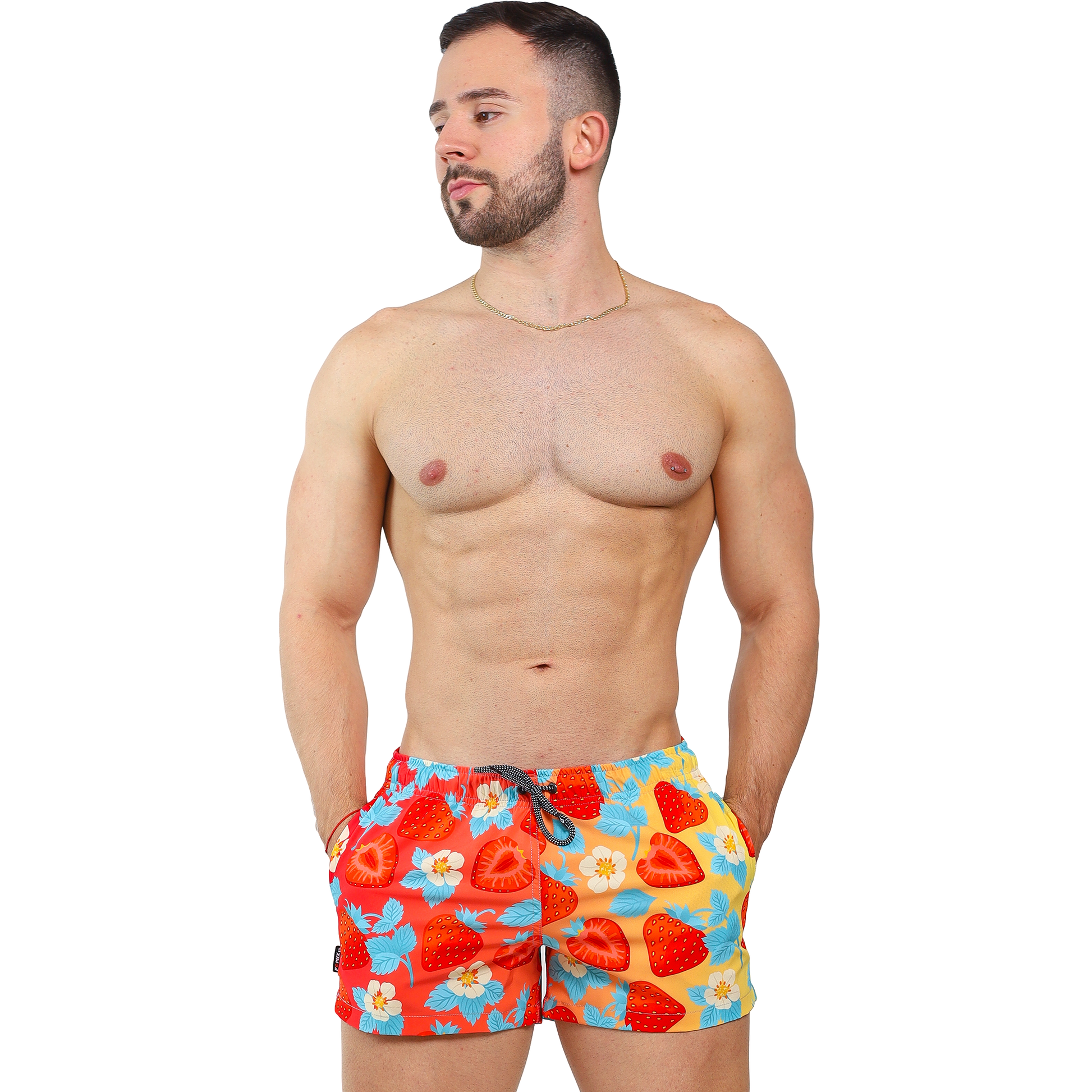 Short de Playa Estampado Spandex Verano - Fenix Fit Mexico  