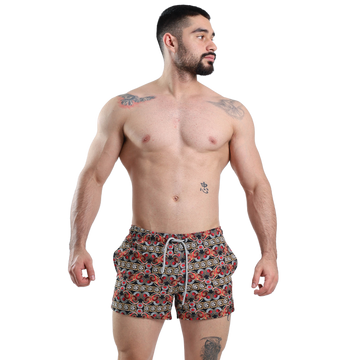 Short Playa Estampado Repelente