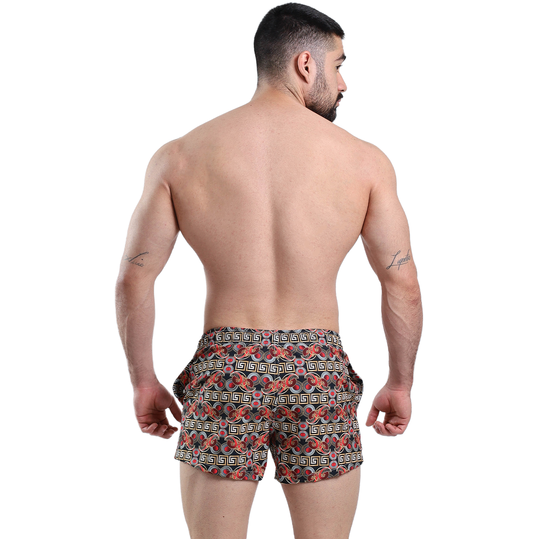 Short Playa Estampado Repelente