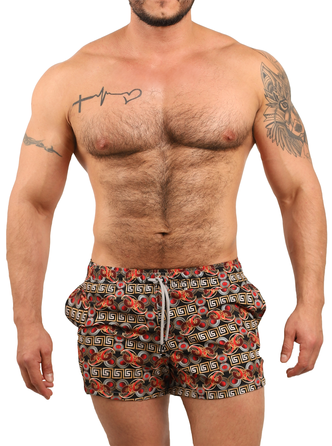 Short Playa Estampado Repelente - Fenix Fit Mexico  