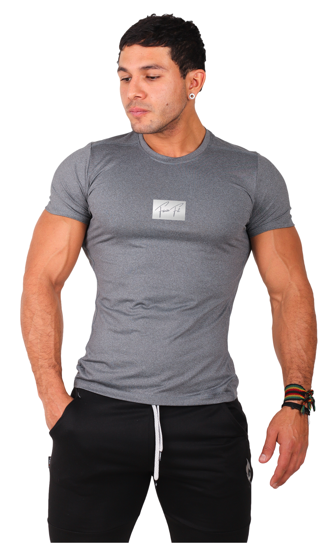 Playera Deportiva Hombre Manga Corta Lisa Premium - Fenix Fit Mexico  